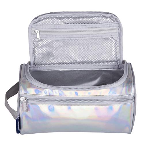 Wildkin Kids Duffel Bag Bundle With Toiletry Bag (Holographic) #TOP4