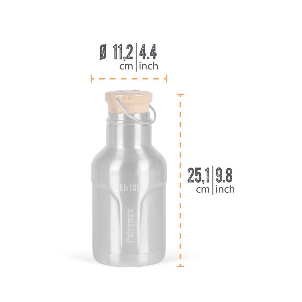 RVS thermosfles - 1 liter