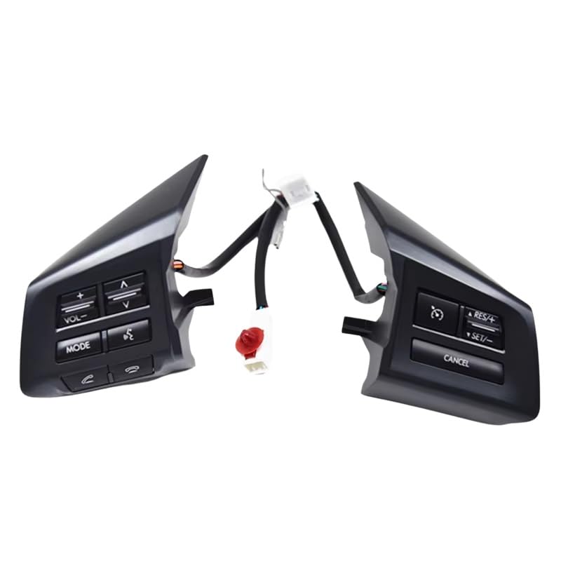 Cruise Control Switch Black Car Steering Wheel Volume Adjustment Switch Cruise Control Button 83154AJ180 for Subaru for Outback for Legacy 2012-2014