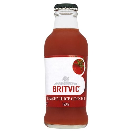 Britvic Tomato Fruit Juice (24 x 160ml Single Serve Glass Bottles)