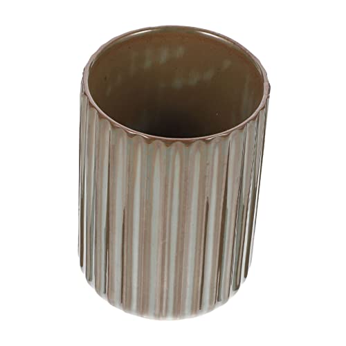 CIYODO Taza De Cerámica Estilo Retro Para Oficina y Hogar Vaso De Agua y Té Sin Asa Diseño Clásico Seguro y Fácil De Limpiar