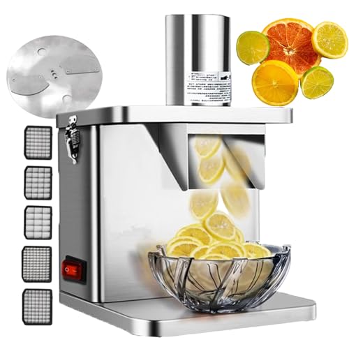 Cortadora eléctrica de frutas y verduras comercial