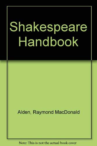 Shakespeare Handbook 0836952480 Book Cover