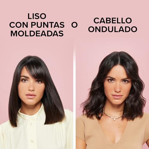 Bellissima Imetec Cepillo Térmico My Pro Magic Style Brush P2 30, cabello liso de efecto natural u ondulado duradero, 30 mm de diámetro, tecnología de iones, revestimiento cerámico, multivoltaje - imagen 2