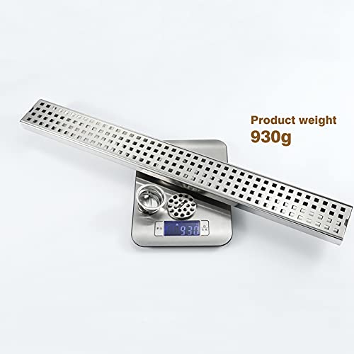 Caniveau de douche avec couvercle amovible pour grille de sol - 8