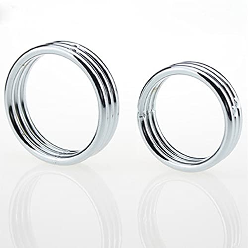 コックリング ステンレス リング ペニスリング 男性用 アダルトグッズアダルト用リング (45mm) - 画像5