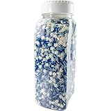 Cake Mate Frozen Christmas Snowflakes Dessert Sprinkles, Blue and White, Easy Pour Lid - Edible Cake Decorating and Baking Sprinkles for Cookies, Cupcakes, and Ice Cream Toppings - 26oz (fusion)