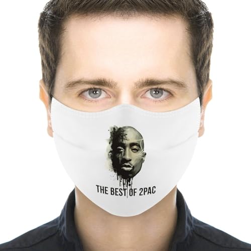 [FERDUS] 2Pac Tupac Hiphop Vintage Rap }XN Y tFCX}XN z}XN tB^[ X|[c}XN 傫TCY Ђ\ tBbg ɂȂȂ ċz₷ JԂg ʋC K 􂦂