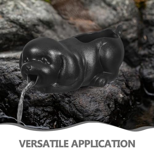 Fuente de cerámica para acuario con filtro ecológico y cascada decorativa para peceras 4