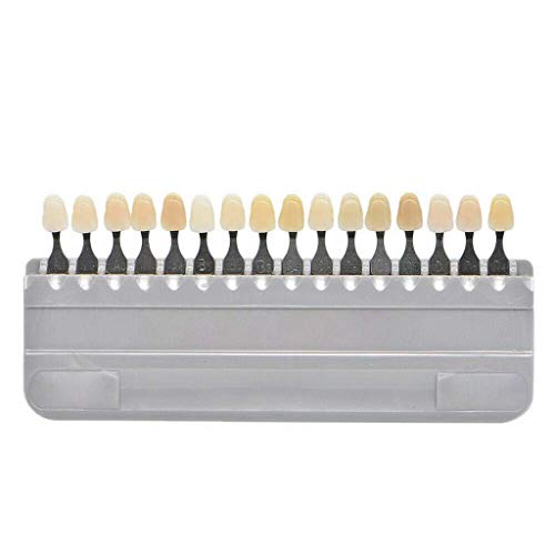 Teeth Whitening Shade Guide 16 Colors Tooth Color Chart #TOP2