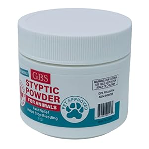 GBS-5-oz-Quick-Stop-Styptic-Powder-for-Animals-Dogs-with-Sealed-Top-Scoop-Cats-Birds-Cutting-Nails-Stop-Bleeding-Styptic-Clotting-Blood-Powder--Easy-to-Apply - Cucciolini Doodles   GBS-5-oz-Quick-Stop-Styptic-Powder-for-Animals-Dogs-with-Sealed-Top-Scoop-Cats-Birds-Cutting-Nails-Stop-Bleeding-Styptic-Clotting-Blood-Powder--Easy-to-Apply