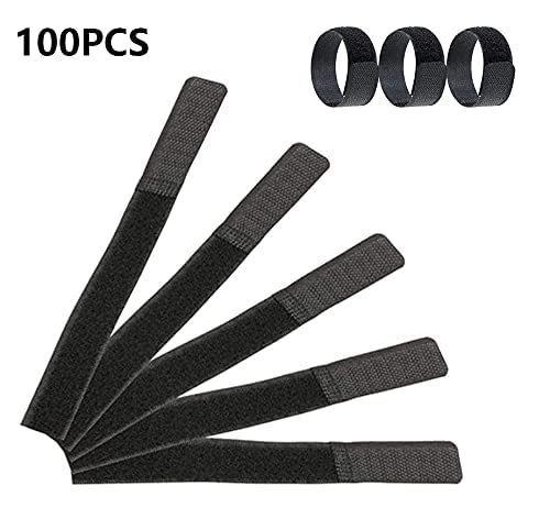 Fascette Fermacavi Riutilizzabili 50 Pezzi - 12x300mm, Per Organizzare Cavi Di Computer, TV E Cuffie - 4