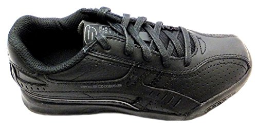 Skechers Ascoli Piceno Boy's Lace Up Walking Everyday Shoes Black2