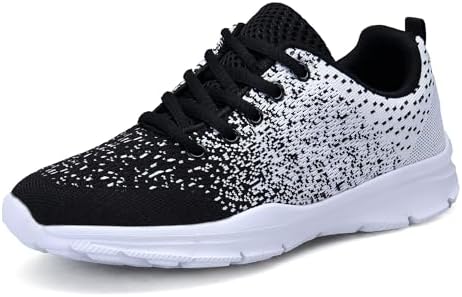 KOUDYEN Laufschuhe Atmungsaktiv Turnschuhe Sportschuhe Leichte Herren Damen | Schnürer Gym Fitness Sneaker