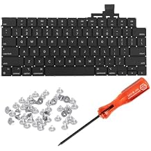 HAWSON US A2681 A3113 A2941 A3114 Keyboard Replacement for MacBook Air M2 M3 M4 M5 Retina 13.6 inch A2681 A3113 A3240 A3449, 15 inch A2941 A3114 A3241 A3448 2022-2026 Year US Layout Black
