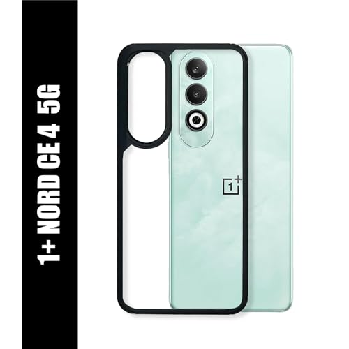 Image of AIBEX Crystal Clear Back Case Compatible with OnePlus Nord CE 4 5G Back Cover Case | 360 Degree Protection | Shock Proof Design | Transparent Back Cover (PC & TPU, Bumper)