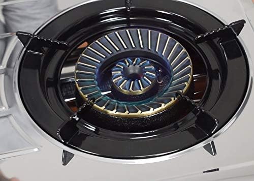 NJ-60 Portable Camping 2 Burner Gas Stove Stainless Steel Cooktop 60cm LPG 7.7kW Outdoor (Only Gas Stove)