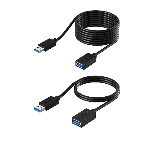 Sabrent Usb 3.0 Extension Cable A Male To A Female [Black] 3 Feet + Usb 3.0 Extension Cable A Male To A Female [Black] 10 Feet #TOP24