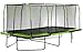 Machrus Upper Bounce Rectangle Trampoline 10x17- Rectangular Recreational Trampoline- Large Trampoline with Enclosure Net- Big Gymnastics Trampoline for Kids & Adults, Fiber-Glass Top Ring