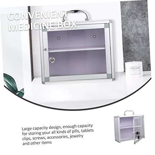 Boîte à Médicaments Murale Vaguelly : Solution Anti-Intoxication avec Serrure
