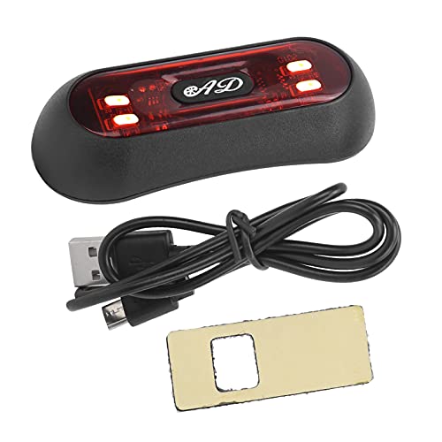 Bike Tail Light LED IP67 Flashing Waterproof Highlight,Bike lights back led,Bike lights for night riding,Bicycle lights rear for Motorcycle Bicycle Helmet Accessory