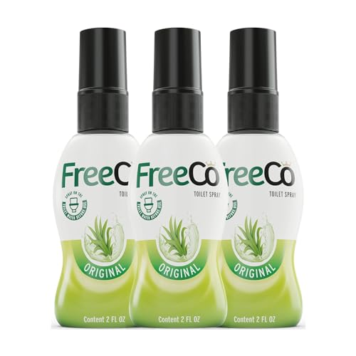 Freeco pack de 3 - Bloqueador de Olores WC (Before You Go) – Neutraliza malos olores al instante – Spray natural y eficaz – Frescura duradera – Ideal para hogar, oficina y restaurantes – Aroma Cítrico