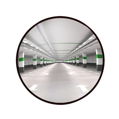 30cm Round Convex Safety Mirror: Premium Quality Traffic Blind Spot Mirror for Driveways, Shops & Junctions with Clear View - Ideal for Warehouses, Garages & Hospitals