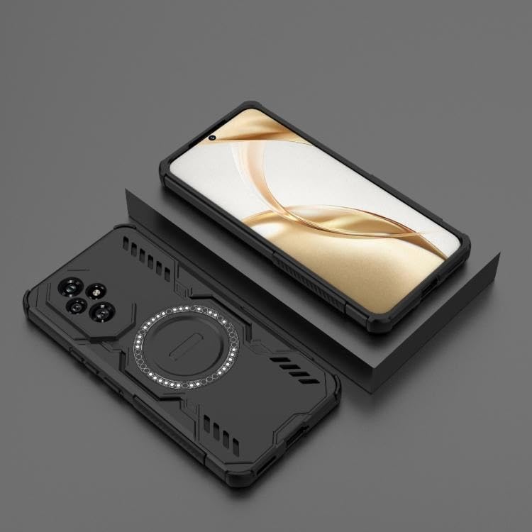 Image of Armor Bumper Back Case Cover for Honor 200 5G Heavy Protection Shockproof Back Case Cover for Honor 200 5G - Black