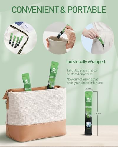 Travel Size Mouthwash Portable Packets Alcohol-Free & Fluoride-Free Fresh Mint Mouth Wash 30 Individual Wrapped Cruise Essentials4