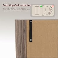 Vida Designs Oxford Bücherregal mit 5 Ebenen, würfelförmig, Walnuss, Holz-Regaleinheit für Büro, Wohnzimmermöbel – Ansicht 7