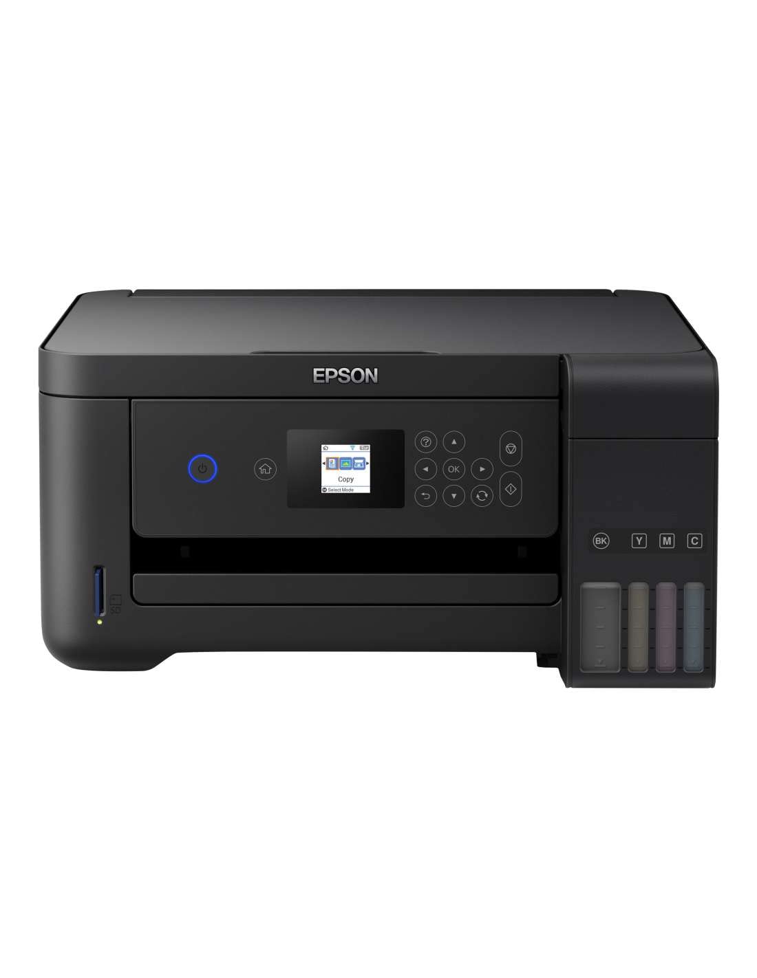 Epson EcoTank ET-2750 3-in-1 Tintenstrahl Multifunktionsgerät (Kopierer, Scanner, Drucker, DIN A4, Duplex, WiFi, Display, USB 2.0), großer Tintentank, hohe Reichweite, niedrige Seitenkosten, schwarz