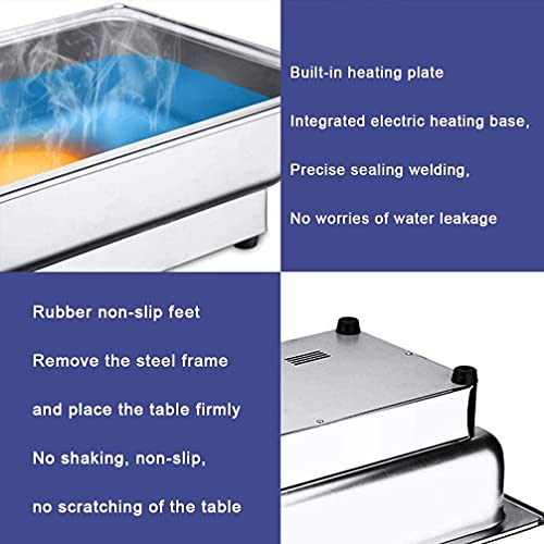 Estufa Buffet eléctrica con horno visual y pantalla digital 9L miniatura 4
