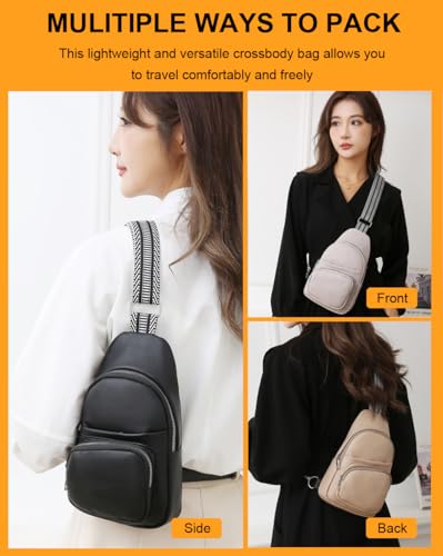 Hiflyer Trendy Leather Crossover Sling Bag for Women2