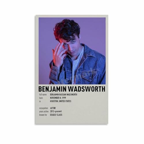 Benjamin Wadsworth Posters Handsome Actor Poster (3) Canvas Painting Wall Art Poster for Bedroom Living Room Decor 08x12inch(20x30cm)