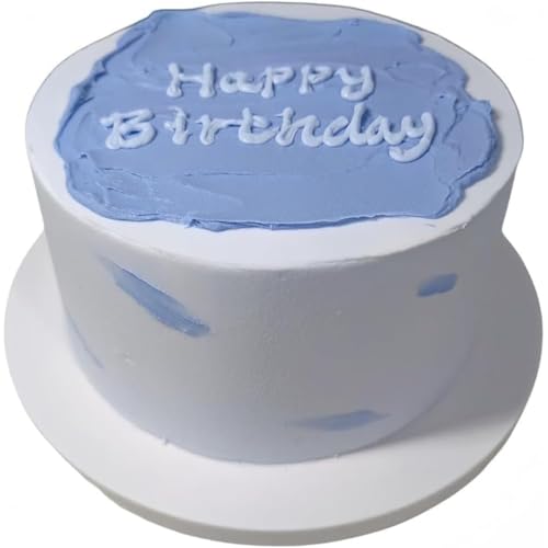 WhiteForest 誕生日ケーキ 記念日ケーキ 食品 サンプル 直径20cm 6インチ 詰め合わせ お菓子 おかし 食品模型 ディスプレイ用 模型 フェイク 本物そっくり リアル 見本 食玩 セット 展示 販促 グッズ ままごと お店屋さん 撮影道具