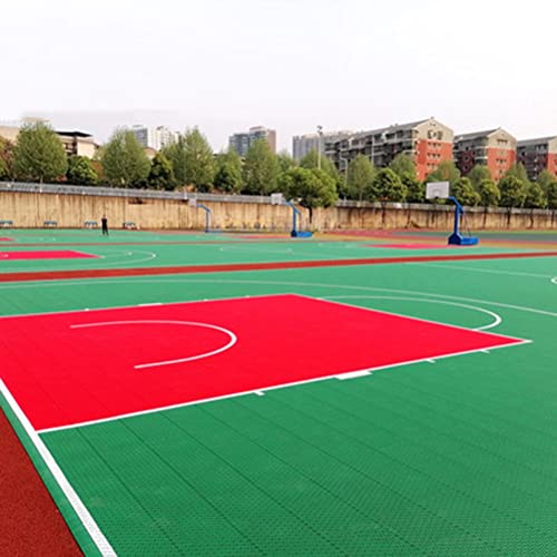Floor Tiles 25CM Modulaire In Elkaar Grijpende Sportvloertegels, Kindergarten Speeltuin Basketbalveld Sportvloer, Met… - Image 6