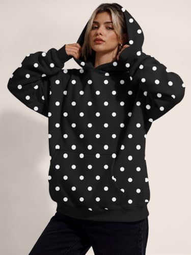 Image of Trendy Queen Women Oversized Hoodies Fall Outfits | Gentle Skin Feel, Aesthetic Drop Shoulder, Large Kangaroo Pocket, Seamless Daily Outfit Match
