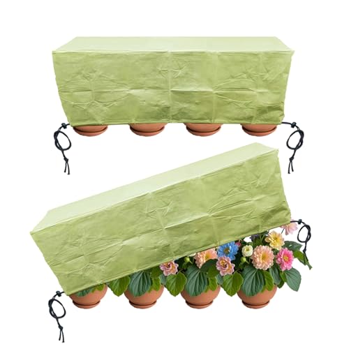 EJW Planter Cover, Frost Cloth,Plant Covers Freeze Protection,39'' x 17''
