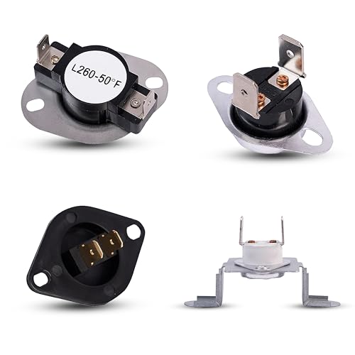 For Samsung DV45H7000EW A2 DV40J3000EW A2 DV218AEW XAA DV219AEW XAA DV220AEW XAA DV209AEW XAA Dryer Thermostat DC47-00018A Thermistor DC32-00007A Thermal Fuse DC47-00016A & DC96-00887A Replaces
