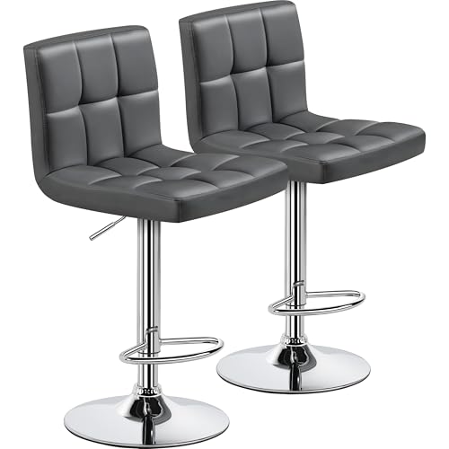 Yaheetech Adjustable Height Swivel Stools