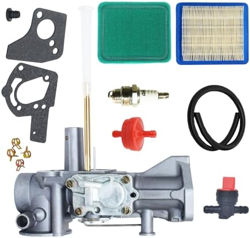 Carburetor Compatible with Briggs & Stratton 5 HP Engines 112202 112231 112232 130202 133202 135202 137202, Replacement for 498298 495426 495951 with Air Filter