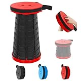 VECELO 折りたたみ椅子 携帯 折畳 伸縮式 超軽量 コンパクト 耐荷重150kg 直径25×高さ7~45cm 携帯便利 一秒開閉でき 高さ調節可能 キャンプ 野外レジャー用 組み立て不要 ピクニック BBQバーベキュー お花見 アウトドアチェア