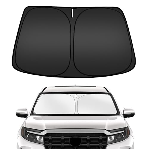 Image of ARISMOTOR Windshield Sun Shade for Honda Ridgeline 2017-2025 2026 | Custom Fit, Foldable, Front Window Sunshade Sun Visor Protector, Block UV Rays, Keep Car Cooler