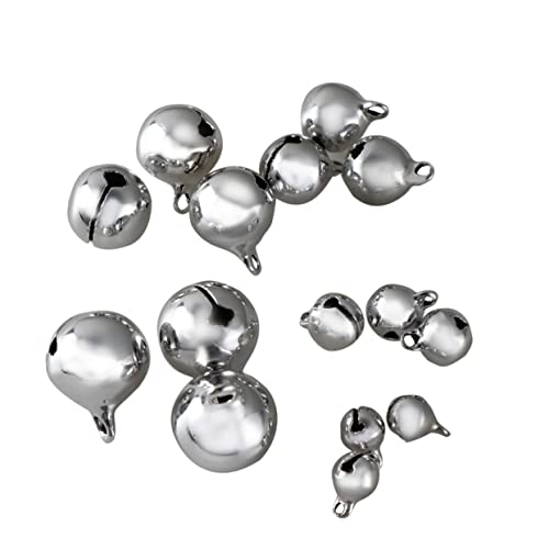 INOOMP Pet Bells for Dog Collar Cat Bells Slotted Design Material 100pcs Pack