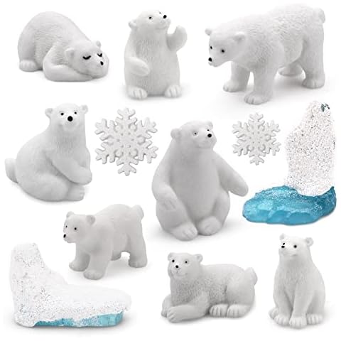 Lot de figurines ours polaires Gukasxi Cover