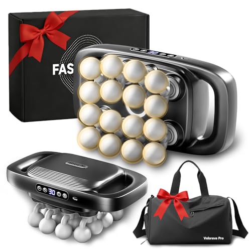 Veloreva Pro Massager.16 deep Tissue Massage Heads 30 Speed Settings.Effectively relieves Shoulder Neck and Back Pain Suitable for Families and sedentary Office Workers.