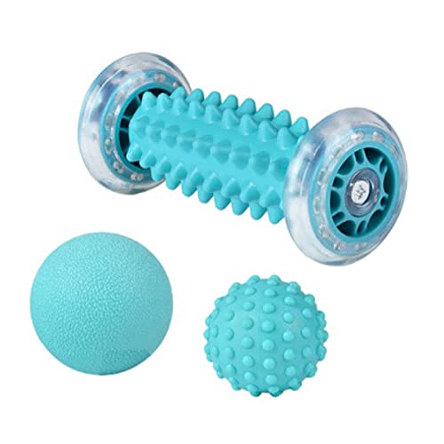 Lot de 3 Balles de Massage pour Masseur de Pieds pour Fasciite Plantaire Épine Calcanéenne Muscles Endoloris Rouleau de Pied Balle de Massage Tissus Profonds Récupération