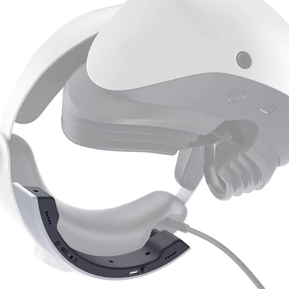 Pour casque PS VR2 VR Haut-parleur externe portable Amplificateur audio stéréo 3,5 mm Sans fil Accessoires de jeu
