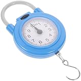 DOITOOL Leichte Mechanische Reisekofferwaage mit Haken Tragbare Federwaage aus Metall und Kunststoff Handliche Waage für Reisegepäck und Expressversand