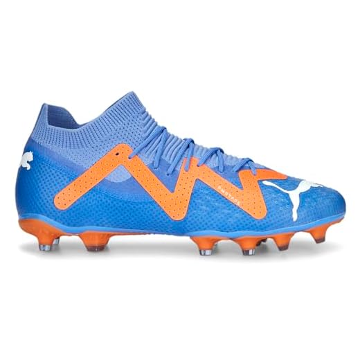 PUMA Future Pro FG/AG Blue Glimmer/Puma White/Ultra Orange 10 D (M)